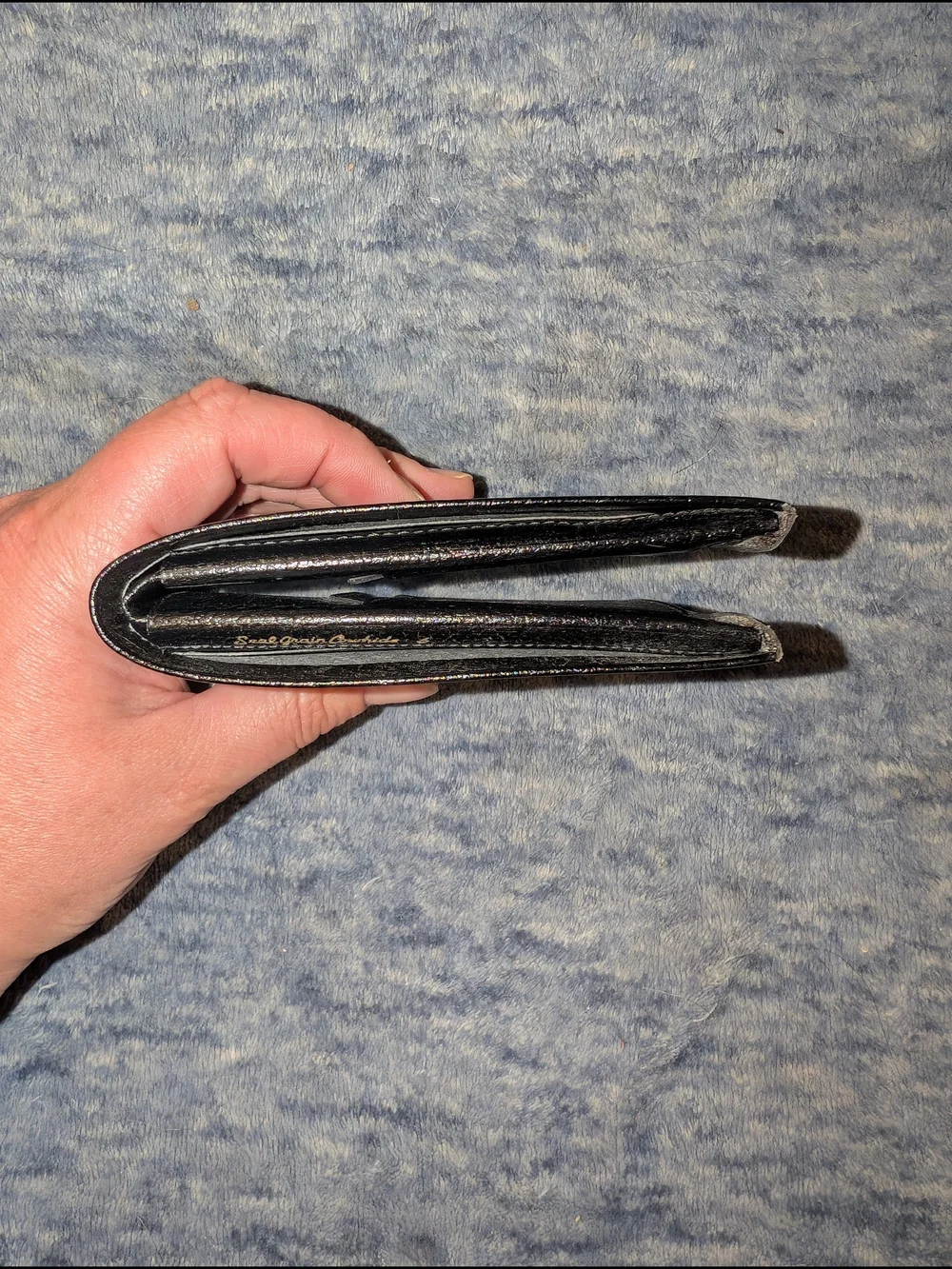 Heritage NWOT Black Leather Bi-Fold Wallet